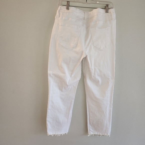 MOLITA White denim jeans with applique - Picture 2 of 6